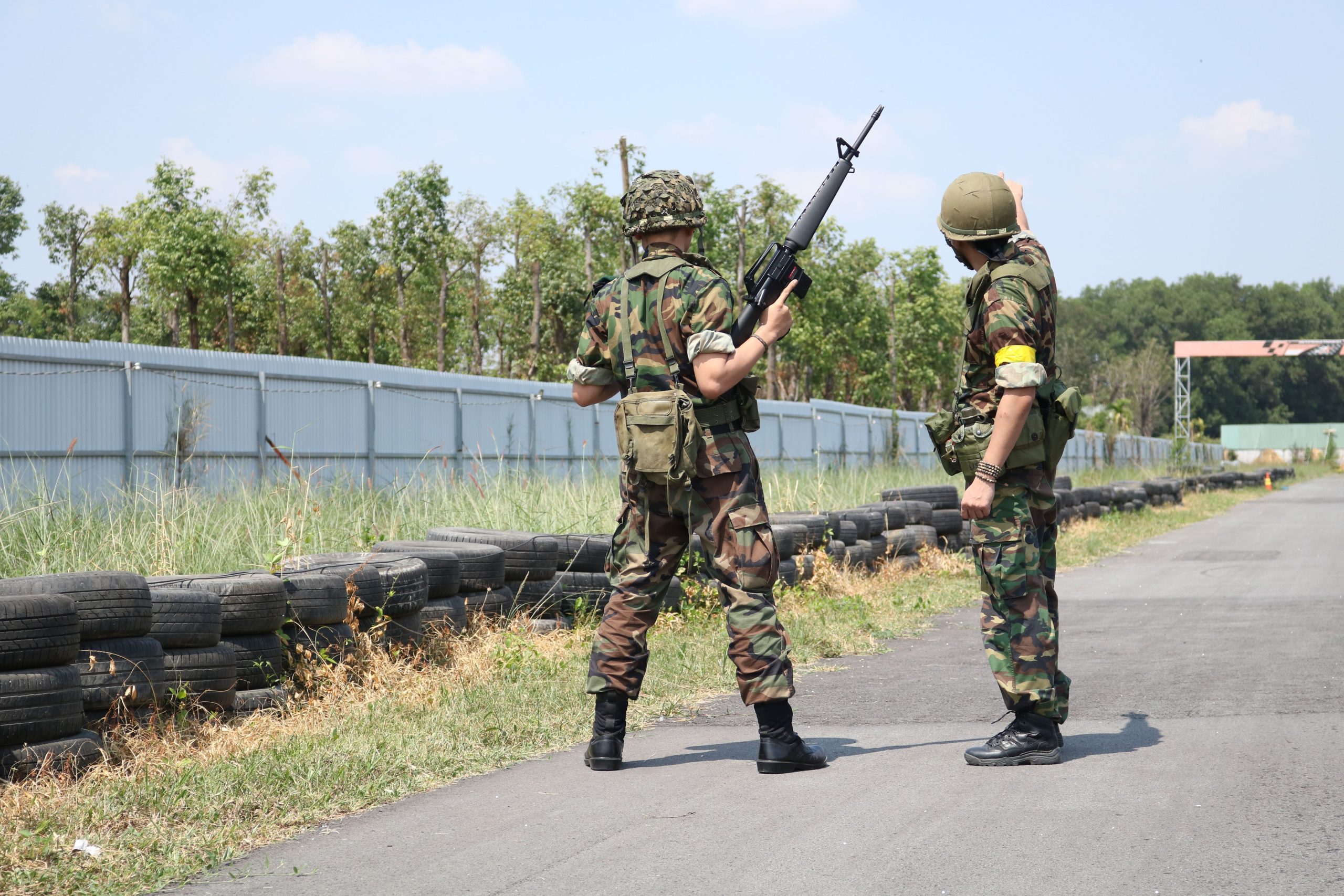 We see hat many soldiers on leave can carry their weapons, but can also they stop people in the streets and do searches? post thumbnail image
